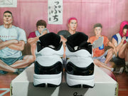 Nike White Black Gold Basketball Sneakers