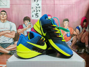 Nike Basketball Sneakers Blue Yellow Orange