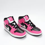 Jordan High-Top Sneakers Hot Pink Black White 555112-002