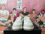 Jordan Grey White Basketball Sneakers