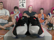 Jordan Basketball Sneakers Black White Red