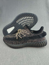 Yeezy 350 V2 Black Reflective-Style Sneakers