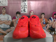 Jordan Red and Gold Basketball Sneakers