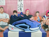Jordan Luka 4 Basketball Shoes Purple and Navy