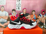 Nike Black Red Basketball Sneakers