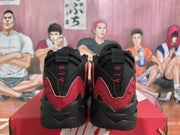 Nike Air More Uptempo Red and Black Basketball Sneakers