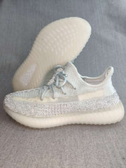 Yeezy 350 V2 Reflective White Silver Sneakers