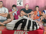 Nike Air More Uptempo Sneakers White Black