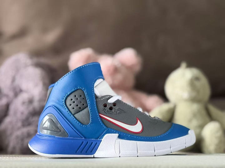 Kobe 2K5 Kids' High-Top Sneakers Blue Gray White
