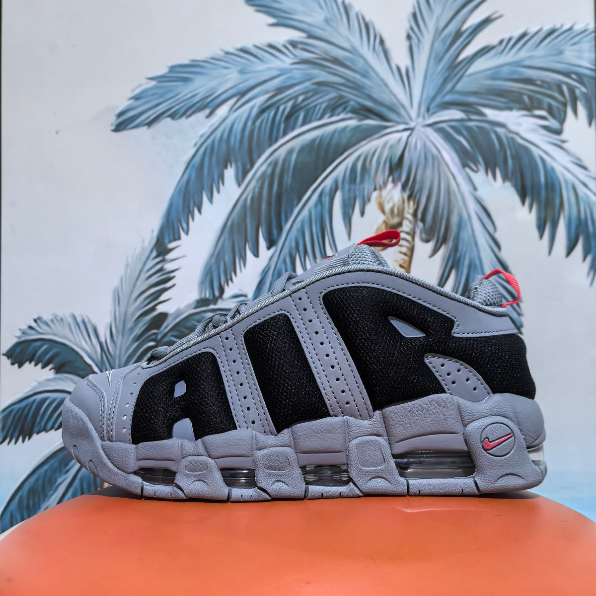 Nike Gray and Black Basketball Sneakers
