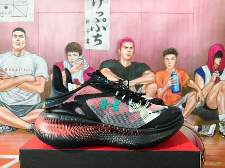 Under Armour Black Pink Basketball Sneakers