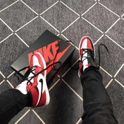 Air Jordan 1 High-Top Sneakers Black Red White