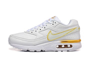 Nike Air Max White and Gold Sneakers