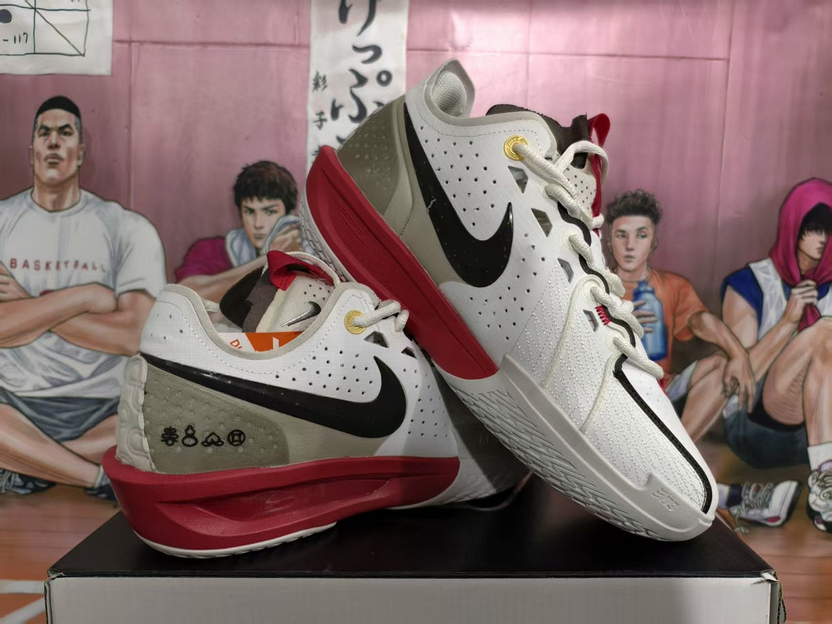 Nike Year of the Snake Basketball Sneakers White Black Red
