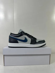 Jordan Air 1 Low Sneakers Black Grey Blue DC0774-040