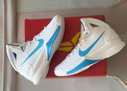 Nike HD2010 Kids Basketball Sneakers White Carolina Blue
