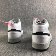 Jordan Air Jordan 1 Mid GS White Cement Sneakers