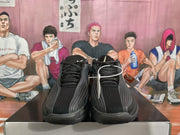 Nike Black Basketball Sneakers with Contrast Swoosh