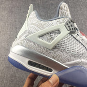 Jordan Air Jordan 4 Laser White Platinum Sneakers