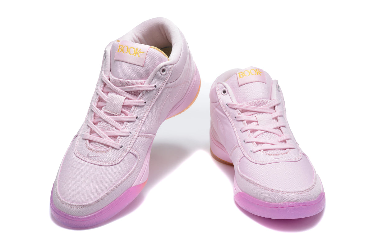 Nike 873-19 Pink Mid-Top Sneakers