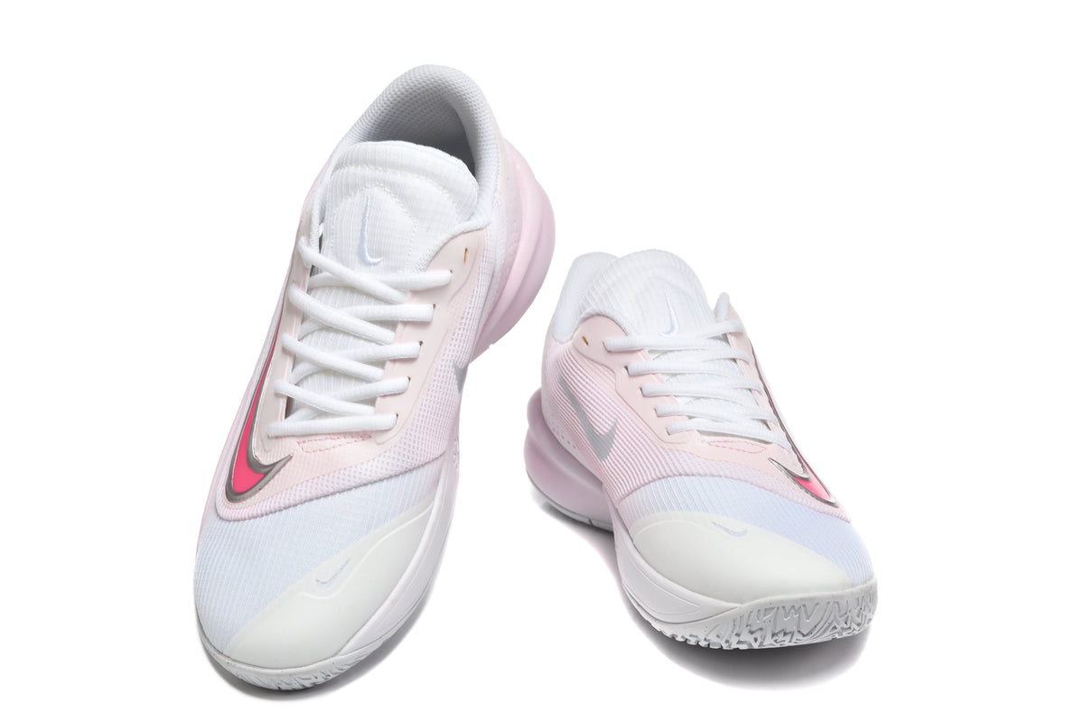 Nike Precision 7 Basketball Shoes in White and Pink