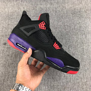 Jordan Air Jordan 4 Black Purple Red Sneakers