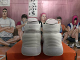 Nike High-Top Basketball Sneakers White Silver