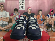 Nike Air More Uptempo Low Sneakers Navy White
