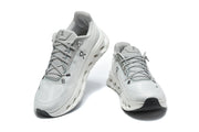 On Cloudmonster 3 Running Shoes in Light Gray