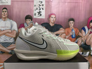 Nike Gray-Green Basketball Sneakers