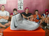 Nike Wrestling Sneakers White Gray Orange