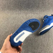 Jordan Air Jordan 3 Blue Sneakers with Elephant Print