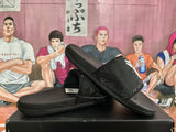 Nike Black Basketball Slides with Kobe Logo