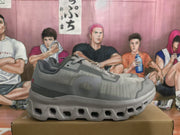 On Gray Sneakers