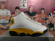 Jordan Air Jordan 13 White and Yellow Sneakers