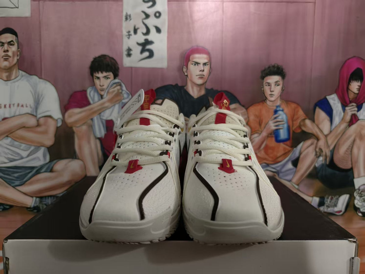 Nike Basketball Sneakers White Black Red Year of the Snake