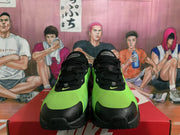 Nike Air Max Sneakers Black and Volt Green