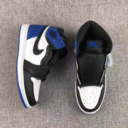 Air Jordan 1 Retro Fragment High Sneakers Black White Blue