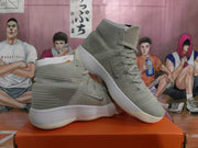 Nike Basketball High-Top Sneakers in Light Gray