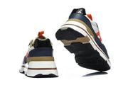 Hermès Trail Sneakers in Navy, White and Orange