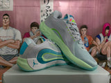 Jordan Basketball Sneakers White Blue Green
