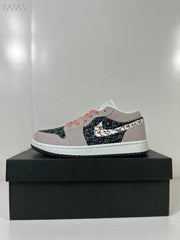 Jordan Air Jordan 1 Low SE GS Pink Floral Sneakers FJ3445-001