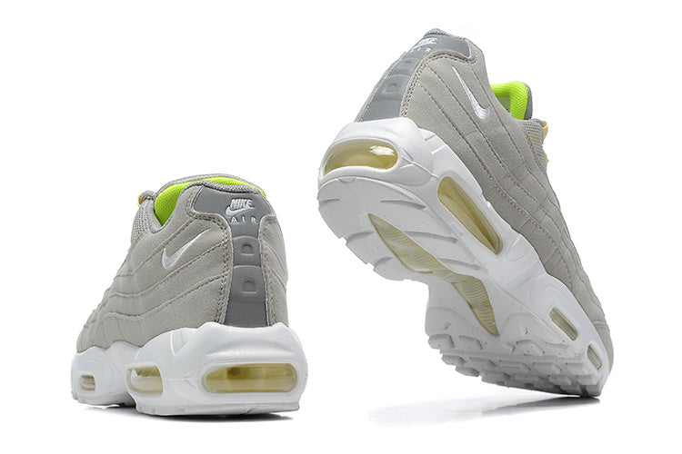 Nike Air Max 95 SE Gray and Volt Sneakers
