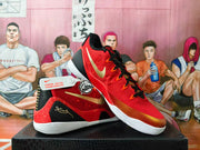 Nike Kobe 9 Low Basketball Shoes in Red and Gold