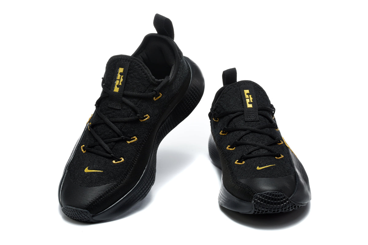Nike LeBron 17 Low Training Shoes, Black and Gold