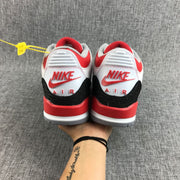 Jordan Air Jordan 3 White Red Black Sneakers