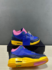Jordan Air Jordan 3 OG Brasil Blue Pink Yellow Sneakers IV4871-400