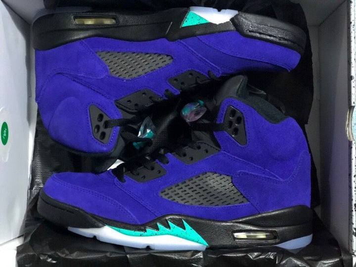 Jordan Air Jordan 5 Retro Purple Black Sneakers