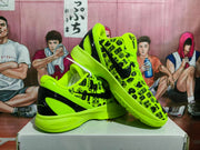 Nike Green and Black Basketball Sneakers
