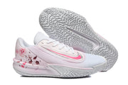 Nike Precision 7 Basketball Shoes in White and Pink